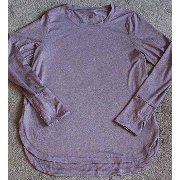 Athleta - sz Large - Uptempo Long Sleeve Tunic in Shasta Purple (Pink) #382880 - Picture 9 of 12